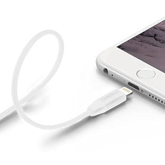 Czartech [1.2 Mt USB-C 20W Fast Charging cable Compatible with i-Phone,14,13, 12,11, X, 8, 7, 6, 5, i-Pad iPad Air and More [Nylon Braided,Black - Pack of 2]