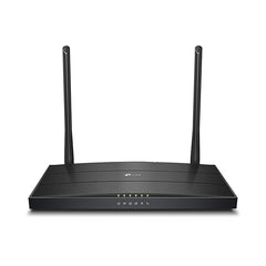 TP-Link XC220-G3V AC1200 Wireless 4 Gigabit Port, 1 VOIP Port, XPON Wireless Router (Black, Dual Band) with 2 External Dual Band Antennas, Easy Remote Management