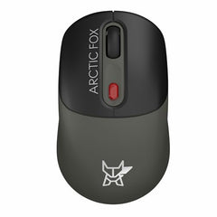Arctic Fox ProMaxe Wireless Mouse | 2400 DPI |2.4 GHz with USB Nano Receiver | High Precision Optical Tracking| for PC/Mac/Laptop - Cool Gray