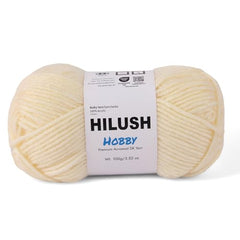 HILUSH Hobby,Wool Yarn dk Acrylic Hand Knitting Yarn Ball (100g/1 Ball),Suitable for Craft amigurumi Shade 001 (Sky Blue)