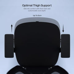 Green Soul Jupiter Superb | Ergonomic Mesh Office Chair for Work | 3 Year Warranty | Multi-Lock Synchro Tilt Recline Mechanism | 2D Armrest | Adjustable Lumbar | High Back | Black