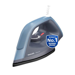 Philips DST0700/00 Hi-Power Heavy Weight Dry Iron | 1350W, Advanced Alloy Non Stick Soleplate, Fluidic Cool Touch Design, Ultra Powerful Performance