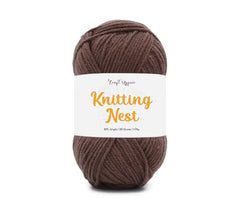 Craft Affair | Knitting Nest Acrylic Yarn (200 Meter, 100 Grams, 2mm) / Woolen Yarn/Acrylic Yarn for Knitting and Crocheting-Olive
