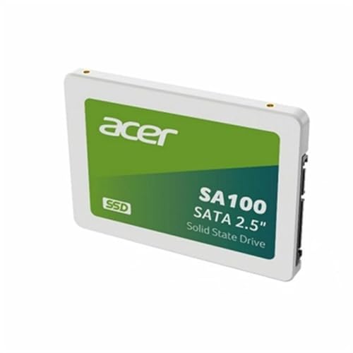 Acer SA100 480GB MAS0902+3D NAND SATA 2.5 inch(6.35cm) Internal SSD-560MB/s R, 493MB/s W Speed