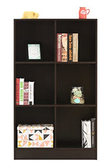 DeckUp Meritus-L 3-Shelf Engineered Wood Book Shelf and Display Unit (Walnut, Matte Finish)