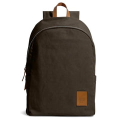DailyObjects Pedal Everyday Casual Laptop Backpack (16L) Fits Upto 14 Inch Laptop, Unisex Travel Backpack Durable Canvas Material, Zippered Compartments With Pockets (Beige)