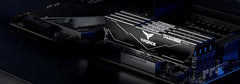 TeamGroup T-Force Vulcan 16GB 5200MHz DDR5 DRAM (5200MT/s) Black UDIMM Desktop Gaming Memory, Metal Heatsink, ECC, XMP 3.0/AMD Expo, Compatible with Intel/AMD CPU, High Performance, Low Latency RAM