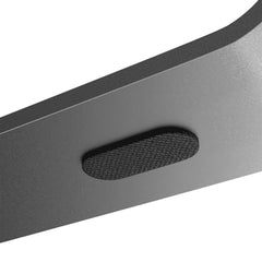 Amazon Basics ABS 2-in-1 Laptop and Mobile Stand, Ergonomic, Adjustable Height, Anti-Slip Base, Heat Dissipation, Portable, Lightweight, Compatible with All Laptops Up to 15.6" (Black)
