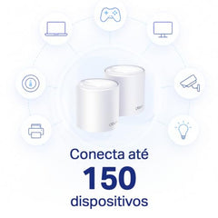 TP-Link Deco X50(1-Pack) AX3000 Whole Home Dual Band Mesh Wi-Fi 6 System, WiFi Router, AI-Driven, Coverage up to 2500ft², Connect up to 150 Devices, Easy Setup, Alexa and Google Home Compatible
