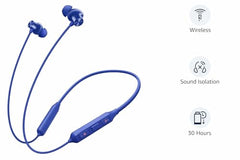 for OnePlus Wireless Z2 Neckband with Fast Charging, Bluetooth 5.2, Dynamic Bass & Crystal Clear Audio (Blue)