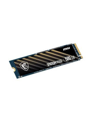 MSI SSD SPATIUM M450 PCIe 4.0 NVMe M.2 500GB V1 – Internal Solid State Drive, up to 3600 MB/s Read & 2300 MB/s Write, PHISON E19T Controller, 3D NAND, Built‑In Data Security, 5‑Year Warranty (300 TBW)