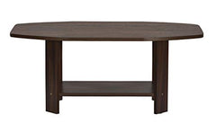 DeckUp Dusun Engineered Wood Coffee Table (Dark Wenge, Matte Finish)