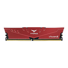 TeamGroup T-Force Vulcan Z 8GB 3200MHz (3200MT/s) CL16 Grey DDR4 UDIMM Desktop Gaming Memory, Metal Heatsink, Supports XMP 2.0, Compatible with Intel/AMD CPU, High Performance, Low Latency RAM Module