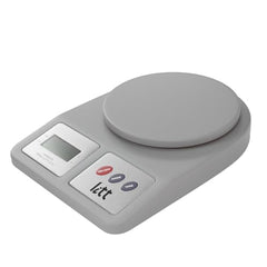 Lifelong Digital Kitchen Weighing Scale, 5kg Capacity, Grey, LCD Display with Tare Function for Kitchen, Baking, Diet, and Food Weighing