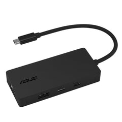 ASUS DC210 8-in-1 USB-C Dock, with 4K@60Hz HDMI 2.1, 100W PD, Gigabit Ethernet, USB-A & USB-C Ports, SD/MicroSD Reader, Braided Cable, – for All Type C Devices- MacBook,Laptop, Black, 2 Year Warranty