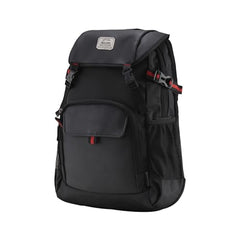 HARISSONS RHINO Laptop Backpack | 30L | Fits 15.6” Laptop | 420D PU-Coated Polyester & Vegan Leather | Office, Commute & Travel | Laptop Protection, Trolley Sleeve, Organizer (Grey)