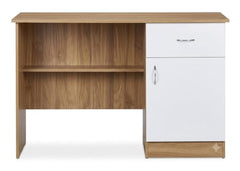 DeckUp Plank Uniti Engineered Wood Study Table and Office Desk (Bavarian Beech, Matte Finish)
