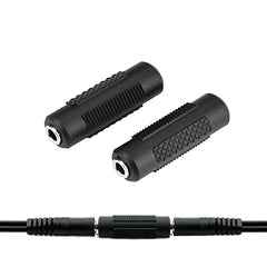 SeCro 3.5mm Female to Female Stereo Audio Jack Adapter Converter (1 Piece)