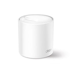 TP-Link Deco X50(1-Pack) AX3000 Whole Home Dual Band Mesh Wi-Fi 6 System, WiFi Router, AI-Driven, Coverage up to 2500ft², Connect up to 150 Devices, Easy Setup, Alexa and Google Home Compatible