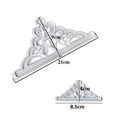 SYGA Cake Decorating Mould Crown Shape Fondant Cake Mold - White