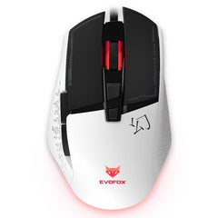 EvoFox Phantom 2 Programmable Gaming Mouse, 8 Programmable Buttons | High Performance 1000Hz Polling Rate | Ultra-Responsive 7000 FPS | 12800 DPI | RGB Lights with Music sync Mode, Windows Software