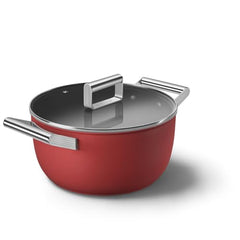 Smeg 0.8L Electric Kettle 1400W, Original Italian Brand, Patented Smeg Red Color, Highest Food Grade Stainless Steel Full Body, Soft Lid Opening System, Luxury 50's Style KLF05RDEU