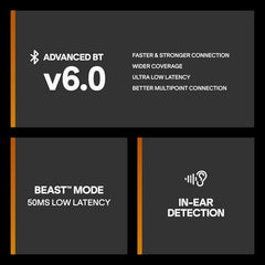 boAt 2026 Launch Nirvana Crown, Sonic ARC, LEDs, Haptic Feedback,50dB Hybrid ANC,Spatial Audio, 6 Mic ENx, App Support, v6.0 Bluetooth Earbuds, TWS Ear Buds Wireless Earphones with mic (Blazing Red)