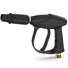 Painter Spray Gun Pressure Water Spray Gun for Car Wash & Floor Cleaning with 15 MPa High Pressure, Adjustable Nozzle, 100% Brass Valve and Adapters, Black, PCG-15