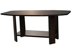 DeckUp Dusun Engineered Wood Coffee Table (Dark Wenge, Matte Finish)
