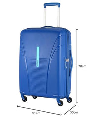 American Tourister 3PC PP Ivy 2.0-8 Wheel, Set (Small + Medium + Large) Hard Suitcase for Travel/Trolley Bag with Combination Lock & Smooth Sliding Double Wheel - Forest Green, 55 Cm, 68 Cm, 79 Cm