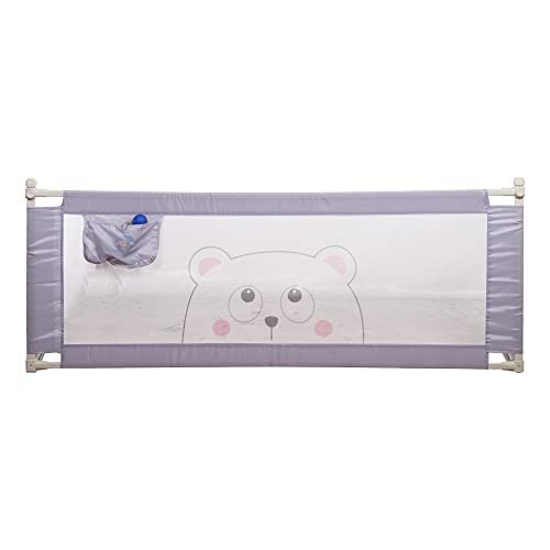 SYGA Bed Rail Guard for Baby/Kids Safety, Portable & Foldable for King/Queen Size Bed - (150 CM)