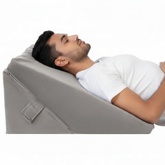 Orthowala Premium Adjustable Bed Wedge Pillow with Headrest – Memory Foam Support for Acid Reflux, Snoring, Back & Leg Pain – 2 Years Warranty