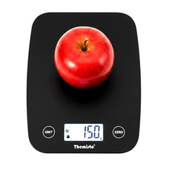 Themisto TH-WS20 Digital Kitchen Weighing Scale Stainless Steel (5Kg)