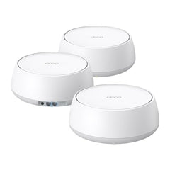 TP-Link Deco BE25 WiFi 7 Mesh System (Pack of 3) Dual Band BE5000 Up to 5013 Mbps, MLO Technology, 2 x 2.5G Ports, Coverage up to 2000 Feet