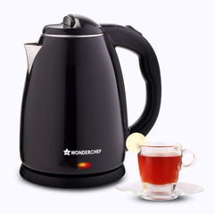 Wonderchef Acura Stainless-steel Electric Kettle | 1.5 L | Auto Shut-off | 360 Degree Swivel Base | Thermostat Control | Power Indicator | 1-year Warranty