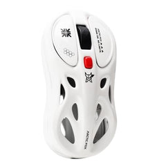 Arctic Fox Alien-X Gaming Wireless Mouse, Tri-Mode (2.4G/Bluetooth/Wired), 4800 DPI, 1000Hz Ergonomic Hollow RGB Rechargeable Type-C for Mac/Laptop/iPad/Office (Star White)