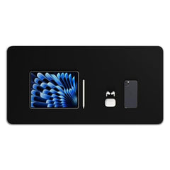 Scarters Desk Mat & Extended Mouse Pad 90x45cm | Reversible, Blue & Yellow