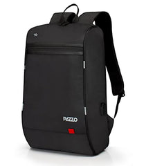 PAZZO Milestone Laptop bag for men | Office bag for men| Laptop Backpack for Men and Women with Anti-Theft Design, USB Port and 1 Year Warranty | Fits up to 15.6 inch Laptop, Macbook ~ Blue