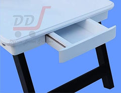 DDS Dream Decor Shoppee Wood Portable Laptop Table Adjustable Height With 1 Drawer (Blue)