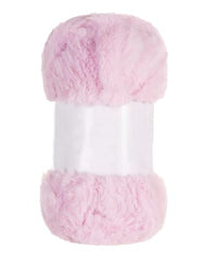 Crochet Soft Fluffy Fur Yarn Pink Chunky Polyester Plush Fur Eyelash