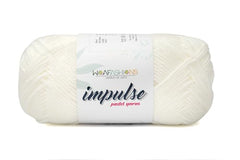 WOAFASHIONS - World of Arts Impulse Hand Knitting & Crochet Yarn, Premium Acrylic, 4 : Medium (Anchor Grey) (100gms / 3.5oz / 200mtr / 218yds)
