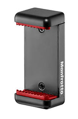 Manfrotto MKSCOMPACTACNBK Compact Action Smart Tripod with Hybrid Head and Smartphone Clamp for iPhone, Samsung, Huawei, LG, Google Phones, DSLR, CSC Mirrorless - Aluminium - Black