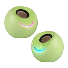 ZEBRONICS Blues 2.0 Computer Speakers, 8 Watts, 45° Elevated Drivers, Dual Passive Radiators, USB Powered, AUX, Volume Control Knob, RGB LED, for Laptops & Desktop (Black)