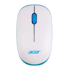 acer Flow Wireless Mouse | 1600 DPI Optical Sensor | 2.4GHz Wireless with USB Nano Receiver | Ergonomic Lightweight Design | Smooth Tracking for Laptop, PC & Mac – White/Green
