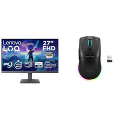 Lenovo LOQ 27Q-10 (Smartchoice) | 27" (68.5cm) QHD (2560x1440) IPS 180Hz Gaming Monitor | 0.5ms, HDR10 Compliance, AMD FreeSync, 99% sRGB, 2xHDMI 2.1 TMDS, 1xDP 1.4| Tilt | Lunar Grey | 68F3GACBIN