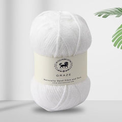 Nestnhaven Acrowools Graze Hand Knitting and Crochet Yarn. Pack of 1 Ball - 100gms. Shade no - NNHG001 (Berry Purple)