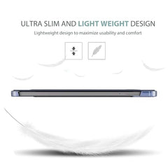 ProElite Cover for Xiaomi Mi Pad 8/8 Pro/Mi Pad 7/7 Pro 11.2 inch Cover, Flip Case Cover with Transparent Back & Stylus Pen [Auto Sleep Wake Support], Black