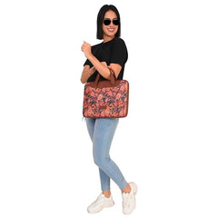 Tabelito Laptop Sleeve Bag 13" to 15.6 inch for Women Jute and Vegan Leather Office Everyday Handbags