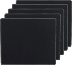 Storite 5 Pack 220x180x2mm Speed Type Gaming Mousepad, Black