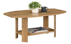 DeckUp Dusun Engineered Wood Coffee Table (Dark Wenge, Matte Finish)